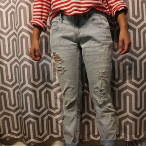 Free people classic ripped jeans